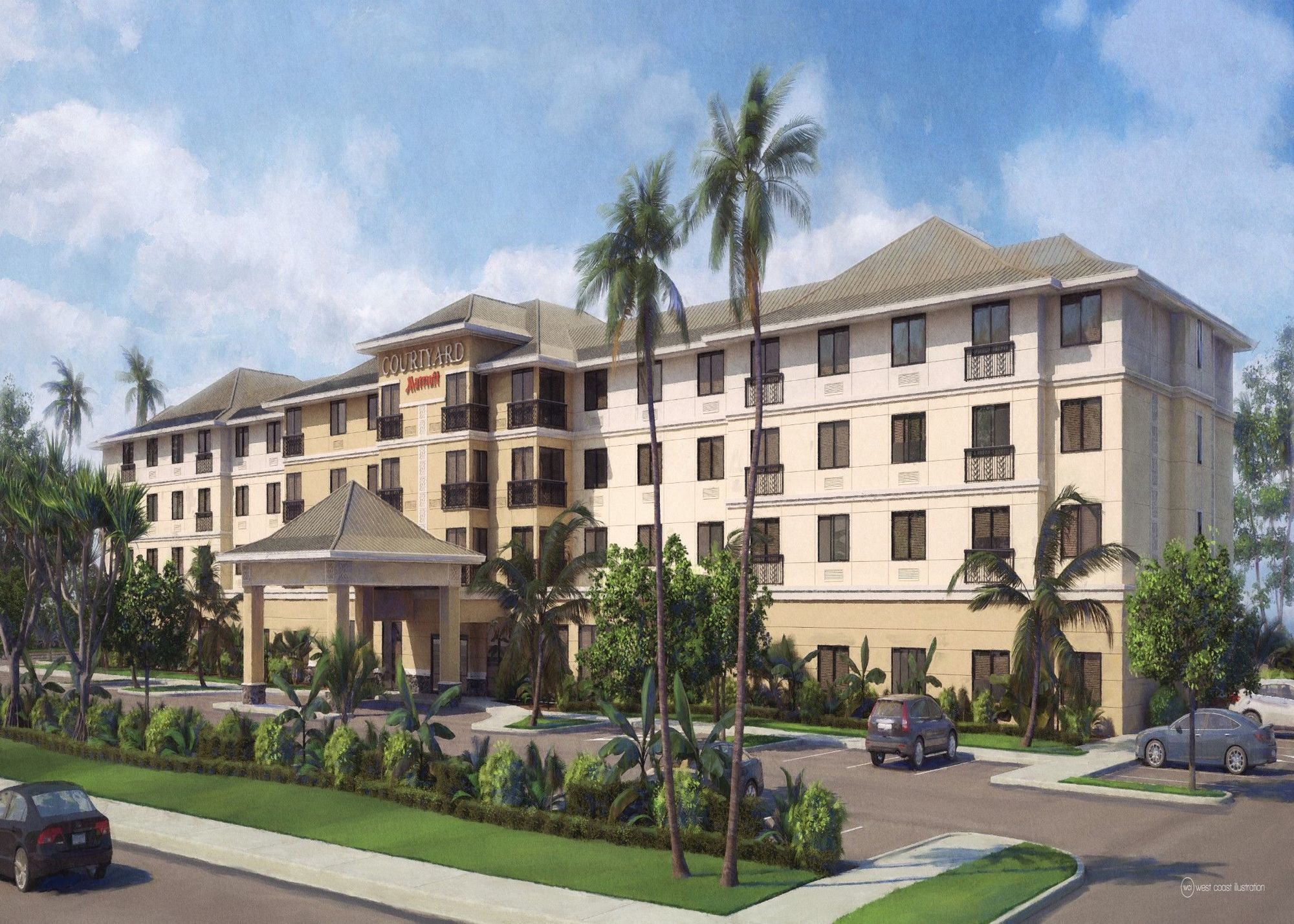 Courtyard By Marriott Maui Kahului Airport Hotell Eksteriør bilde